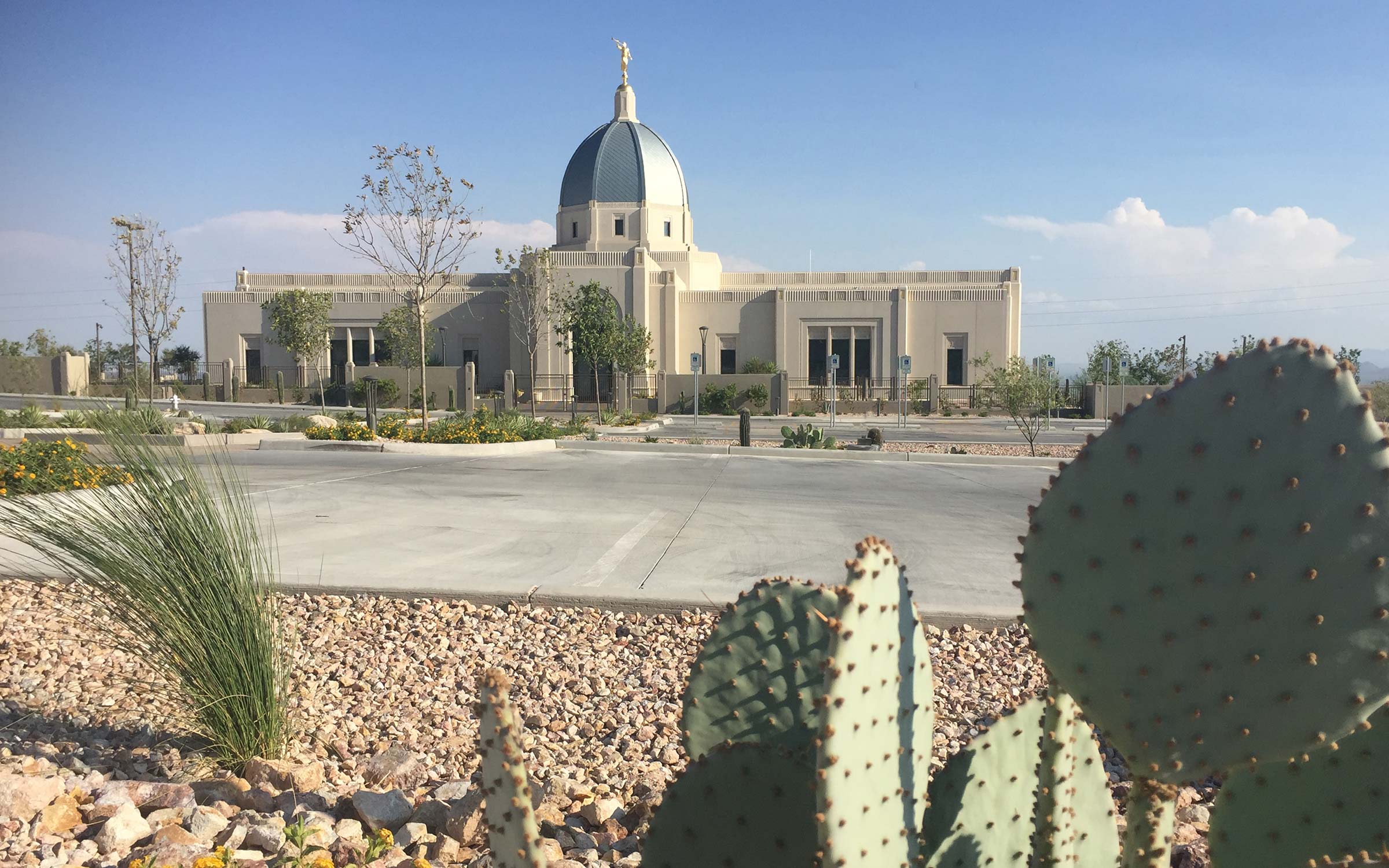 The beautiful Tucson temple of the Church of Jesus Christ of Latter-day Saints