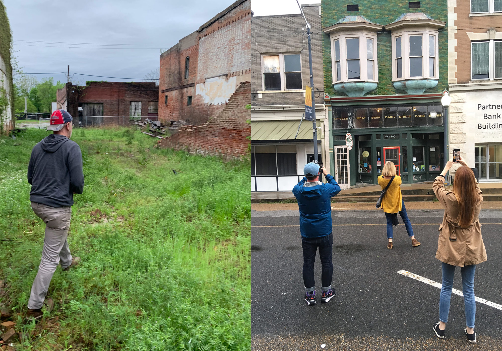 Exploring Helena, AR, for collaborations and community design opportunities.