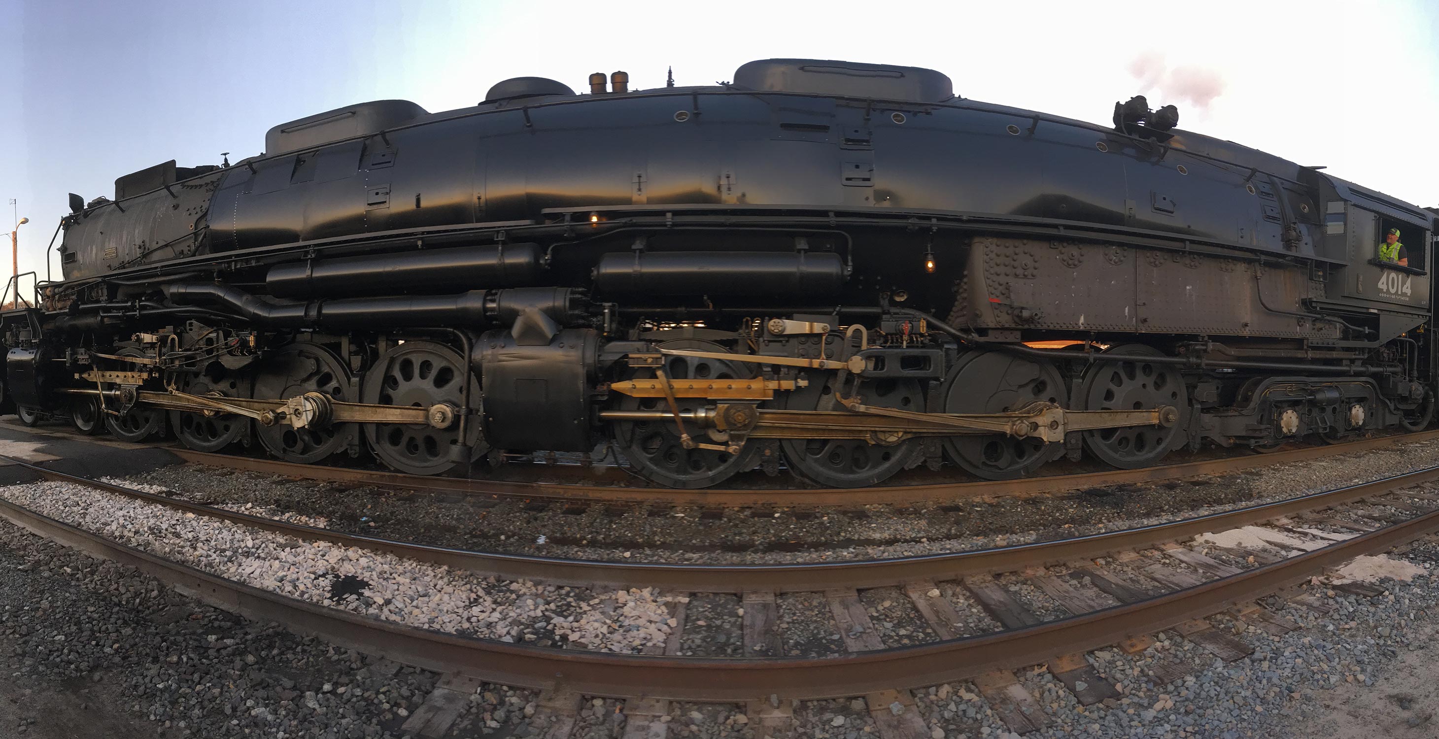 Largest locomotive ever built, Union Pacific 4014 Big Boy in Van Buren, AR