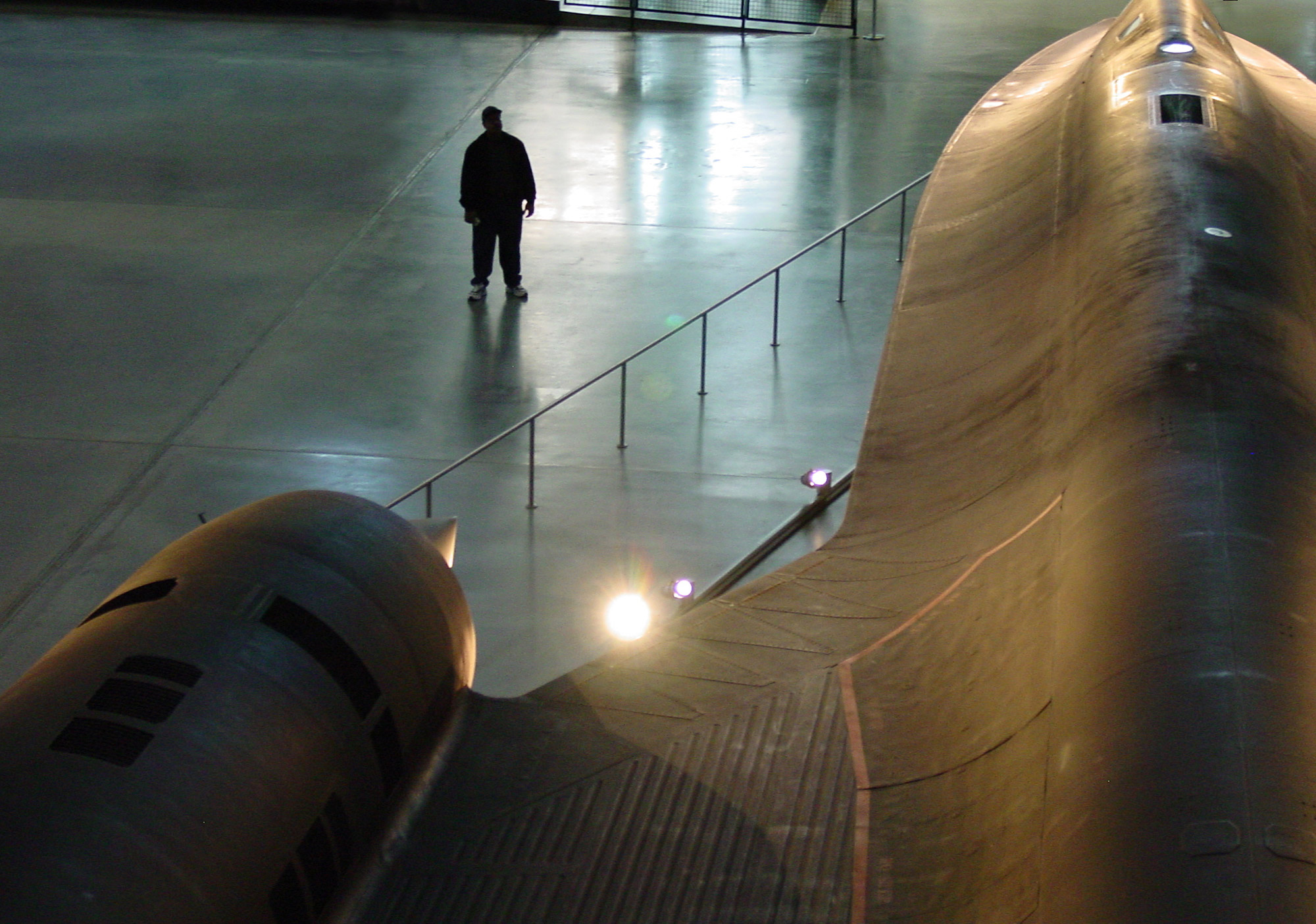 The gnarly SR-71 Blackbird of the Smithsonian collection, reminding of the old Cold War days.